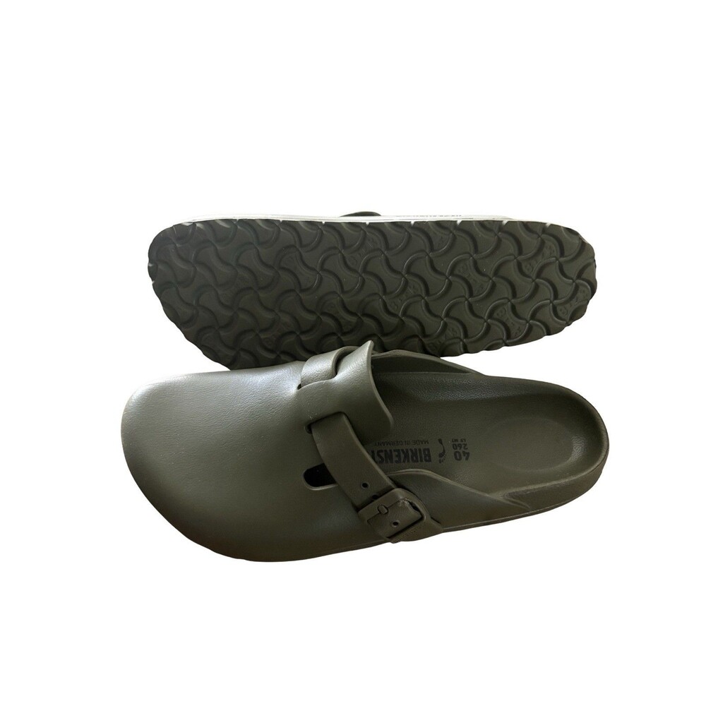 Birkenstock Boston Essentials EVA Clogs Khaki/Olive Size 40 EU,Women’s 9,Men’s 7 - Picture 4 of 5